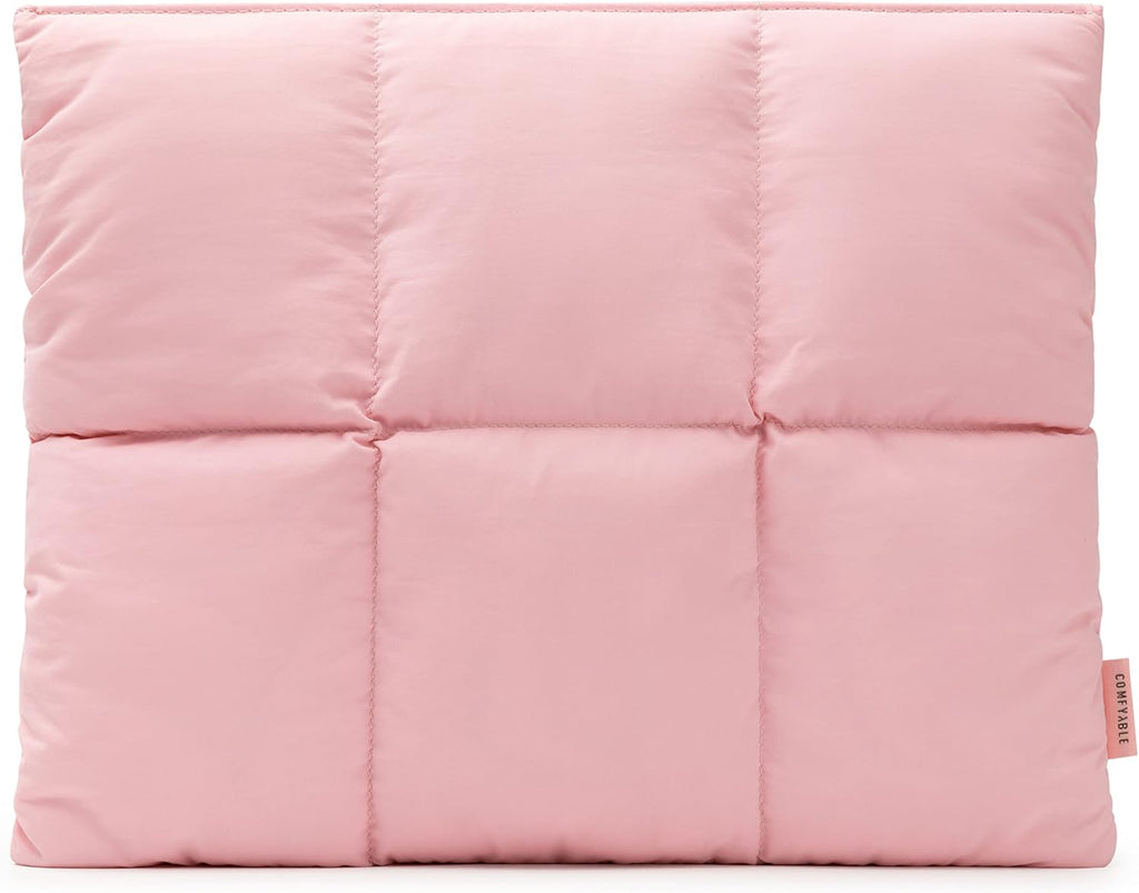 Feivon 13 Inch Quilted Laptop Sleeve for Travel