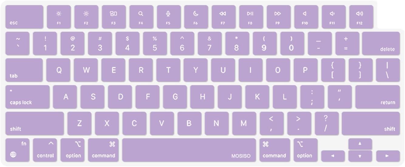 Feivon MacBook Keyboard Cover for Daily Protection